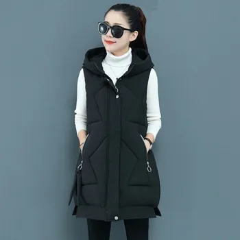 Dámská vesta Dámská prošívaná vesta P1536 černá S