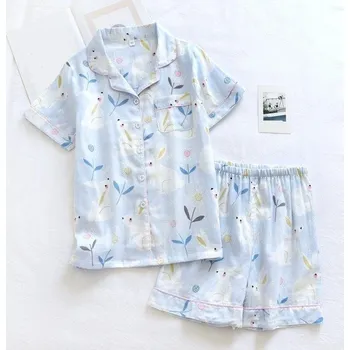 Dámské pyžamo Dámské pyžamo P2706 světle modrá L