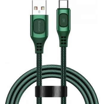 Datový kabel Datový kabel USB / USB-C K685 armádní zelená 1 m