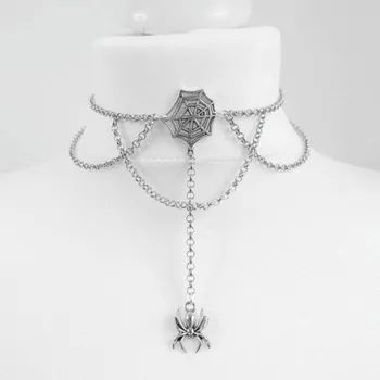 Náhrdelník Dámský choker náhrdelník s přívěsky 1