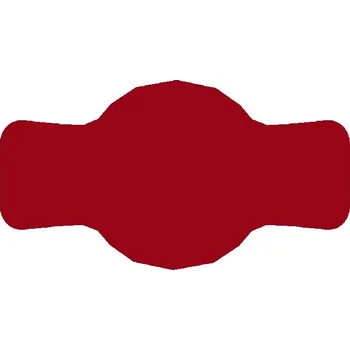 Speciální papír ETIKETY NA ZAVAŘOVACÍ SKLENICE 7x4 cm SAMOLEPKY NA ZAVAŘENINY 72 ks TMAVĚ ČERVENÁ MATNÁ