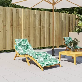 vidaXL Poduška na lehátko oxfordská tkanina [314158] Barva: motiv listu