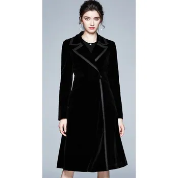 Dámský kabát Dámský kabát P2278 černá XS