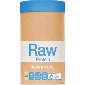 Protein Amazonia Raw Protein Slim & Tone Vanilka se skořicí (Balení: 1000 g)