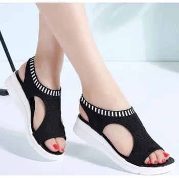 Dámské sandále Dámské letní sandály černá 38