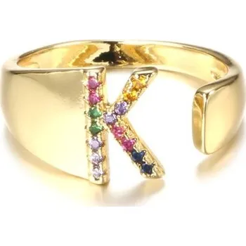 Šperk Dámský prstýnek s písmenem abecedy D2441 K