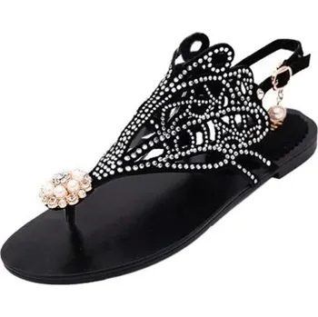 Dámské sandále Dámské sandály s ozdobou černá 36