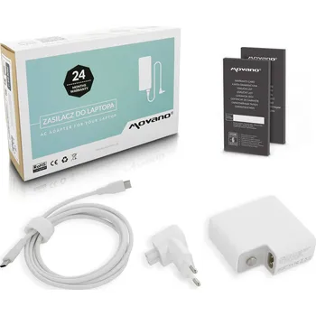 Adaptér k notebooku Movano Nabíječka na notebook USB TYPE-C (USB-C) 70W