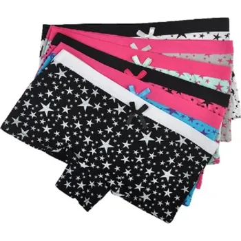 Kalhotky Dámské kalhotky s potiskem hvězd - 6 ks M