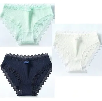 Kalhotky Dámské bavlněné kalhotky - 3 ks M 4