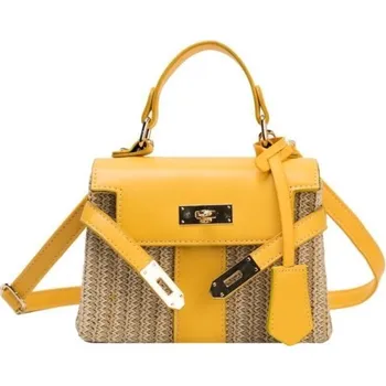 Kabelka Dámská crossbody kabelka M1638 tmavě žlutá