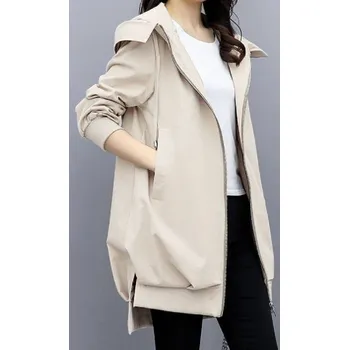 Dámská casual bunda Dámská jarní/podzimní bunda A1882 krémová M