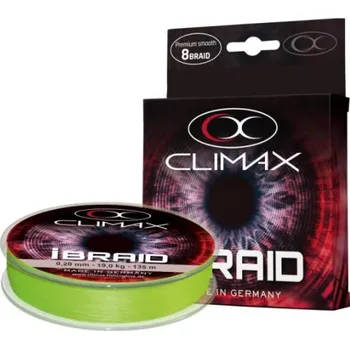Pletená šňůra Climax iBraid neon-zelená 135m