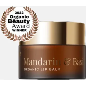 Péče o rty Vanessa Megan Zvláčňující a hydratační balzám na rty Mandarin & Basil Organic Lip Balm