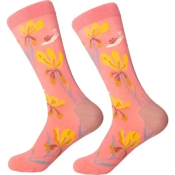 Dámské ponožky Dámské ponožky s květinami 6
