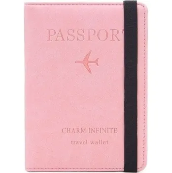 Ledvinka Cestovní pouzdro na doklady T951 růžová