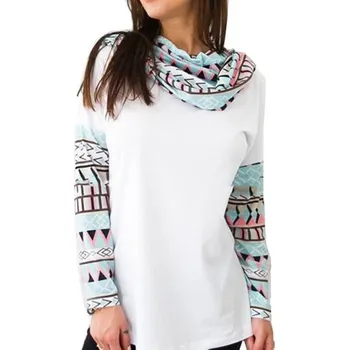 Dámská mikina Dámská mikina se vzorem A56 bílá S