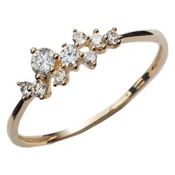 Prsten Dámský prstýnek D1097 zlatá 8