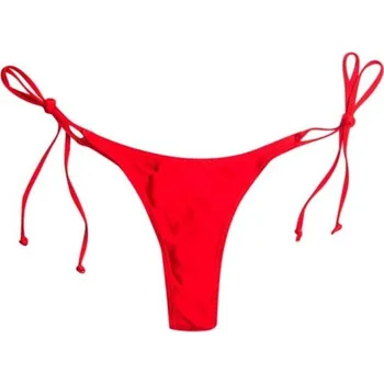 Dámské plavky Dámský spodní díl plavek P1107 červená L