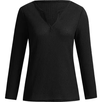 Dámské tričko Dámské tričko s dlouhým rukávem B154 černá 4XL