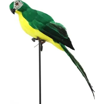 Dekorace papoušek zelená