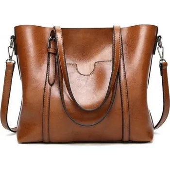 Kabelka Dámská kožená kabelka M1253 hnědá