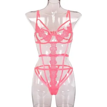 Body Dámské sexy body B697 růžová S