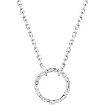 Náhrdelník Dámský náhrdelník s kroužkem stříbrná S