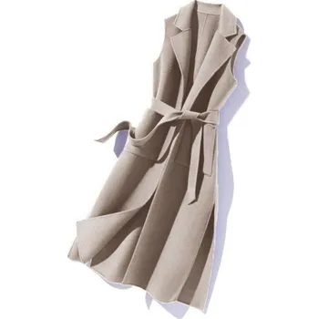 Dámská dlouhá vesta P2019 béžova XL