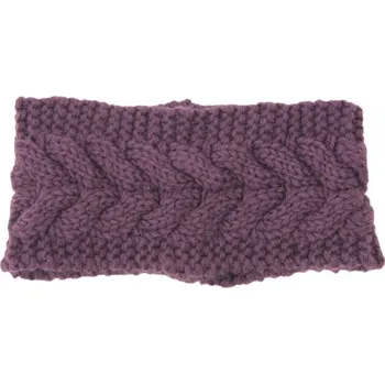Čelenka Dámská pletená čelenka J3256 fialová