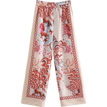 Dámské kalhoty se vzorem B1149 S