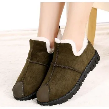 Dámská obuv Dámské zimní tenisky s kožíškem J840 zelená 39