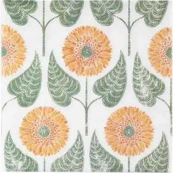 Papírový ubrousek Papírové ubrousky se vzorem slunečnic 20 kusů 33x33 cm HOMLA