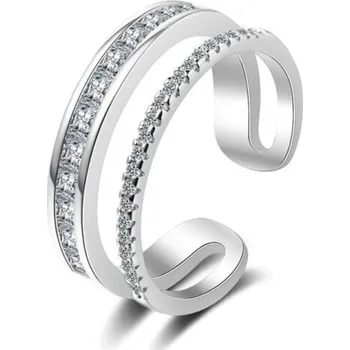 Prsten Dámský prstýnek D2356 stříbrná