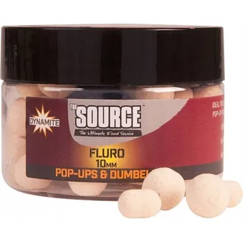 Boilies Source White Fluo Pop Up 10mm Dynamite Baits
