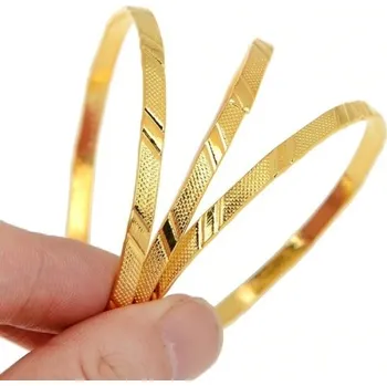 Náramek Dámský pevný náramek 3 ks