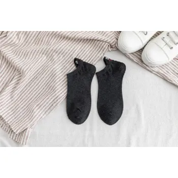 Dámské ponožky Dámské ponožky s vtipnou výšivkou černá