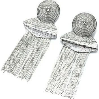 Náušnice Dámské visací náušnice G11012 stříbrná