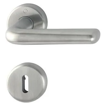 HOPPE kování HELSINGBORG, interiérové, klika-klika, F69 nerez mat, rozeta OB