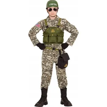 Karnevalový kostým Kostým Voják Widmann vel. nad 158 cm