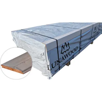 Stavebniny Polodrážková kartáčovaná palubka thermo – smrk Layer 19x188 mm – ARCTIC – balíkový odběr - Balík 4,5 m (97,3 m2)