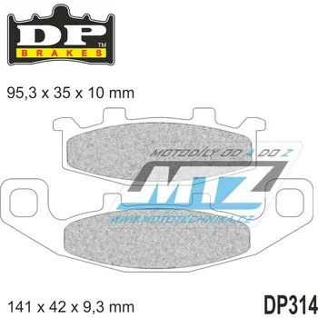 Brzdová destička BRZDOVÉ DESTIČKY KAW/SUZ F/R DP314