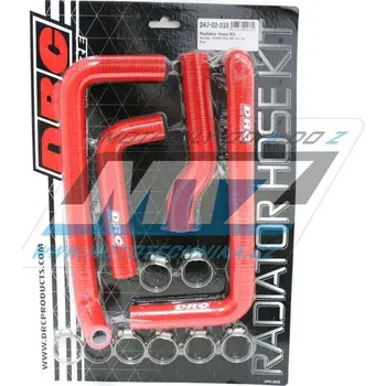 Hadice chladiče DRC RADIATOR HOSE KIT - DRC D47-02-233 - Gas-Gas EC200+EC250+EC300 / 07-10 - červené (sada 4ks) GAS GAS EC 250 2007-2010