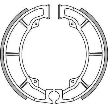 Brzda pro motocykl brzdové obložení (standardní materiál) NEWFREN (2 ks v balení) KAWASAKI ER 500 A Twister 1997-2000