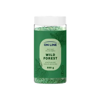 Koupelová sůl On line sůl do koupele Borovice a jalovcový extrakt 800 g