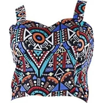 Dámský crop top se vzorem 20