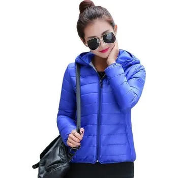 Dámská zimní bunda modrá XL