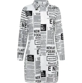 Dámská košile Dámská dlouhá košile s nápisy S