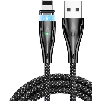 Datový kabel Datový magnetický USB kabel K500 černá 2 m 3