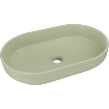 Umyvadlo Umyvadlo na desku RIVER II 55 cm olivové